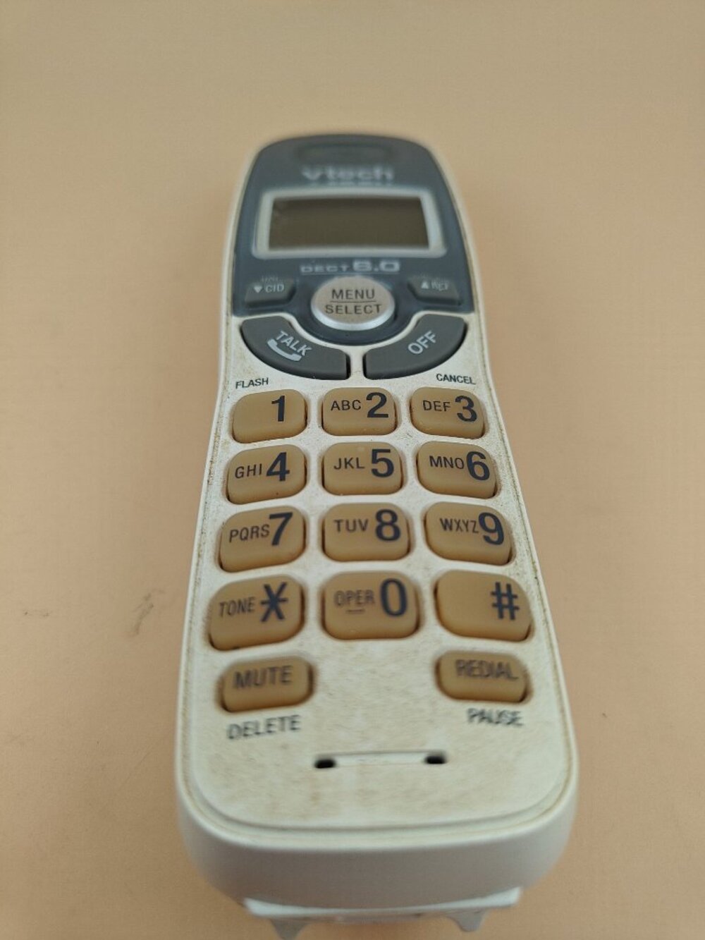 VTech CS6114 Cordless Phone Handset DECT 6.0 Replacement w Battery White